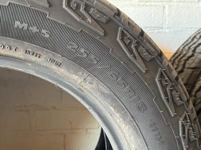4x Goodyear 255/65R18 AT